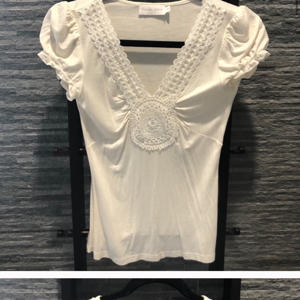 Future State Lace Detail Fancy Tee